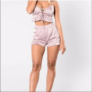 Fashion Nova Silky Set